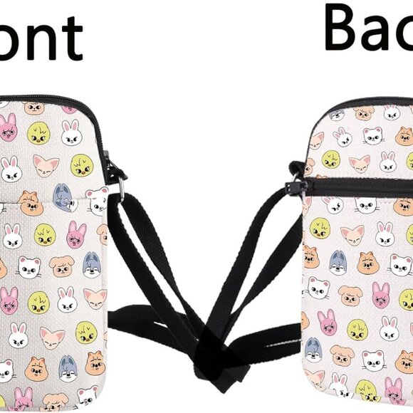 Water-Resistant SK-Z Shoulder Bag for K-POP Lovers - Multi-Functional & Trendy - Picture 3 of 8